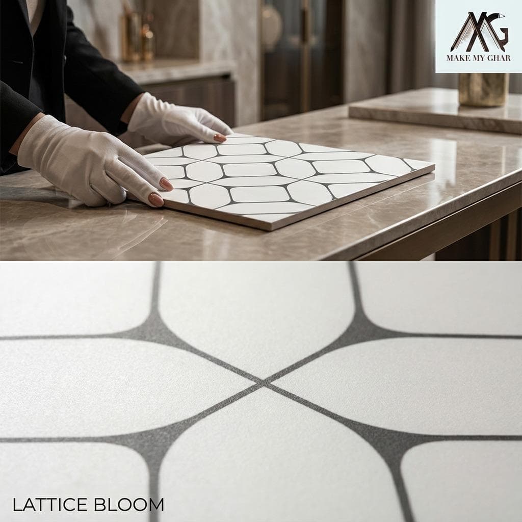 Lattice Bloom tile surface